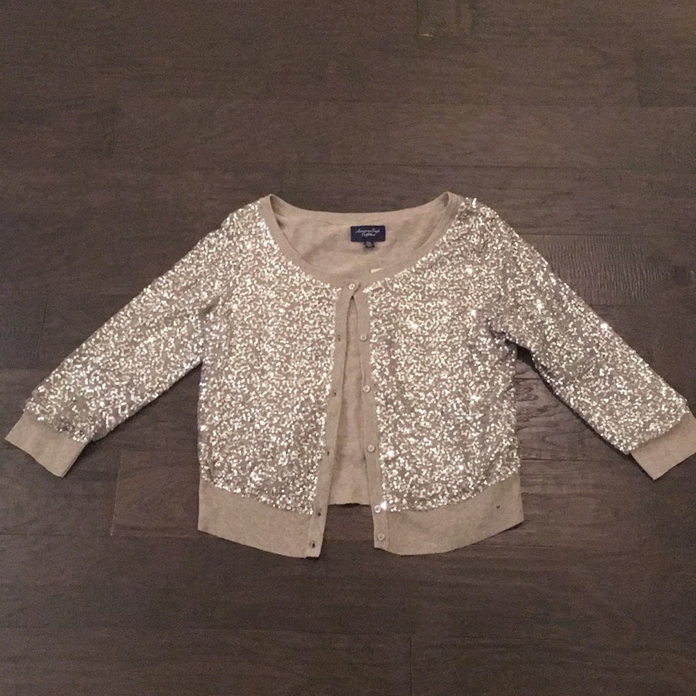 Sequined cardigan